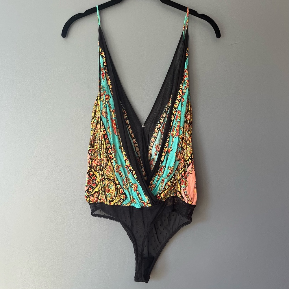 Free People Border Babe Printed Bodysuit - Picture 6 of 10